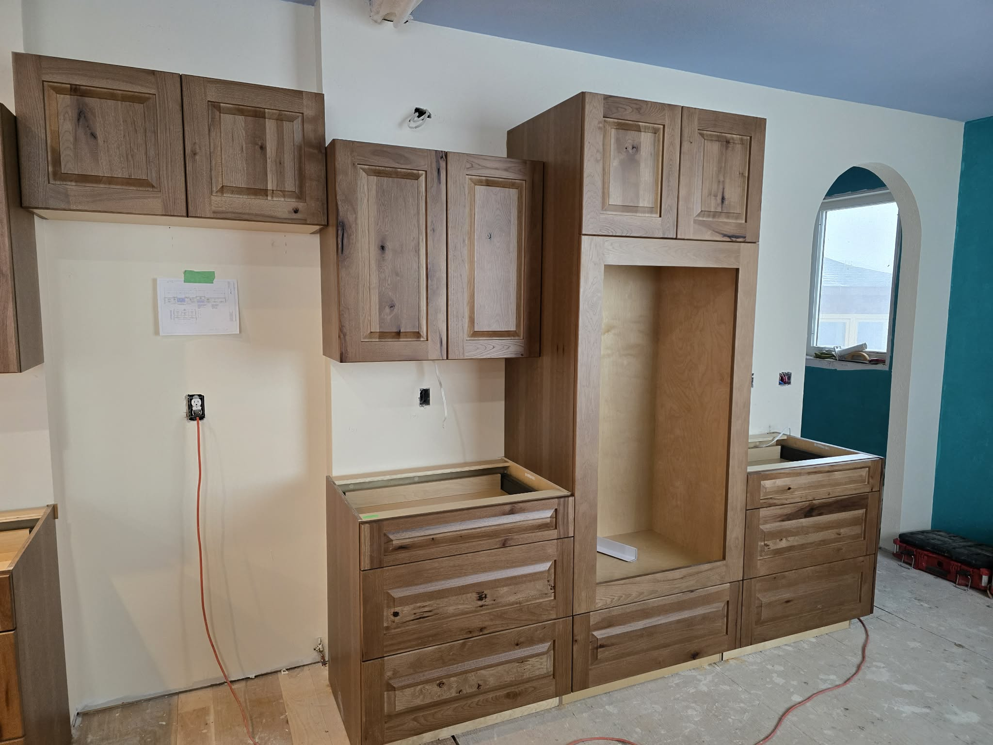Built-in cabinetry and storage installation project