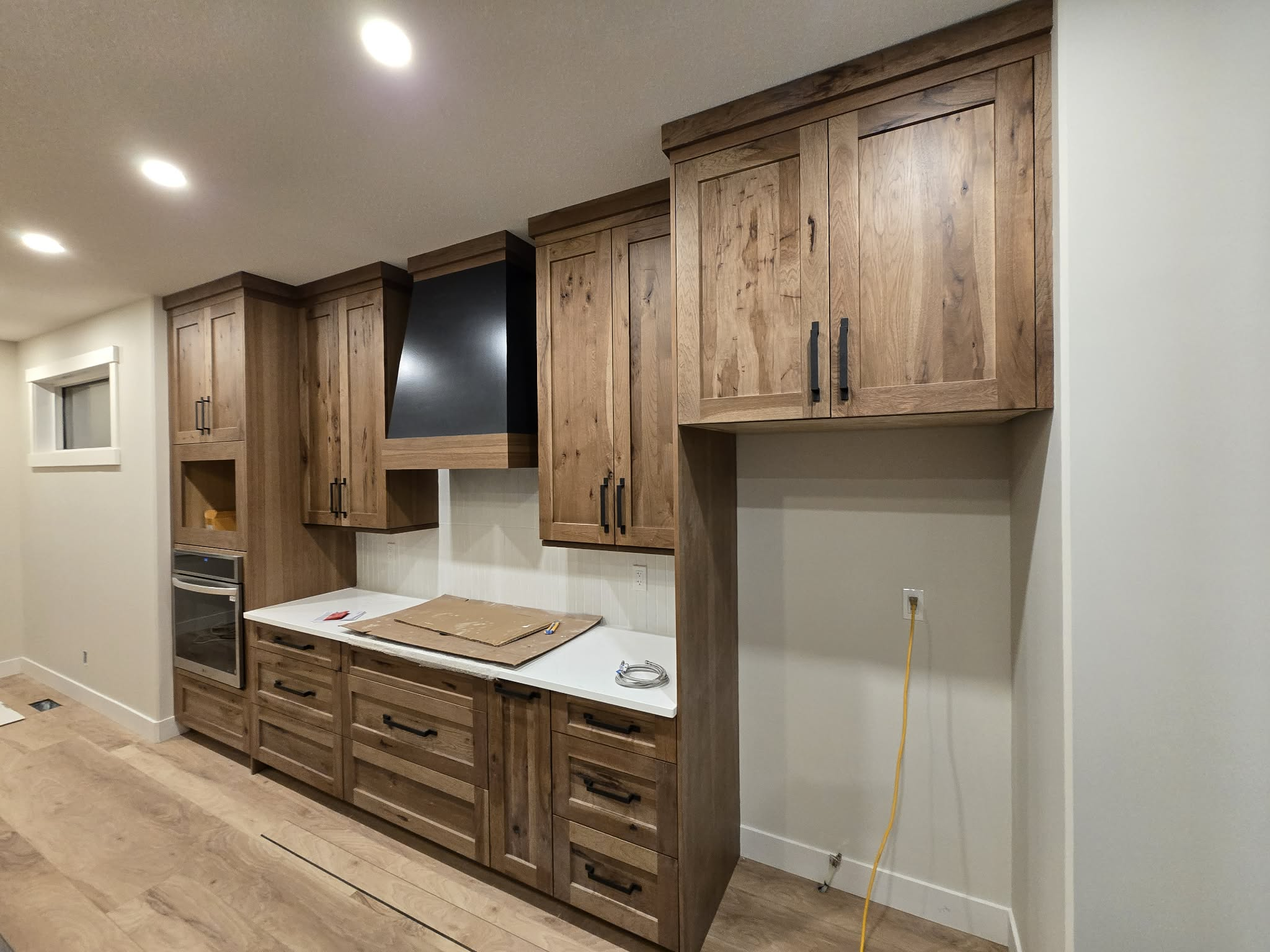 Custom cabinetry and finish detail from an Admirari renovation project